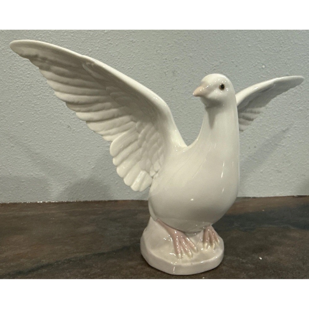EUC LLADRO 6288 Taking Flight Dove Bird Retired Porcelain Figurine w Box